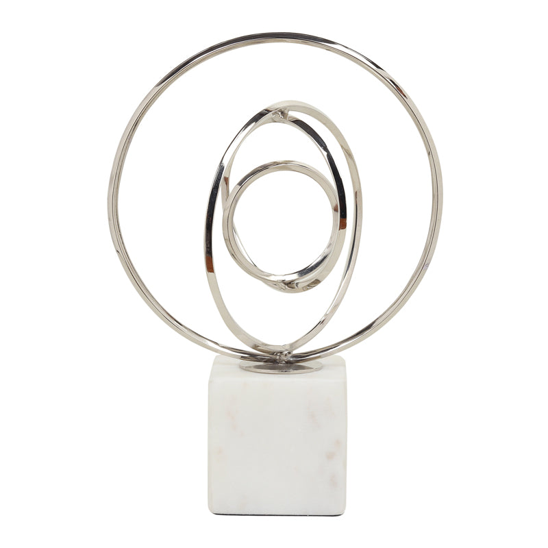 Buy Circle Seam Showpiece - Silver Showpieces from Vaaree