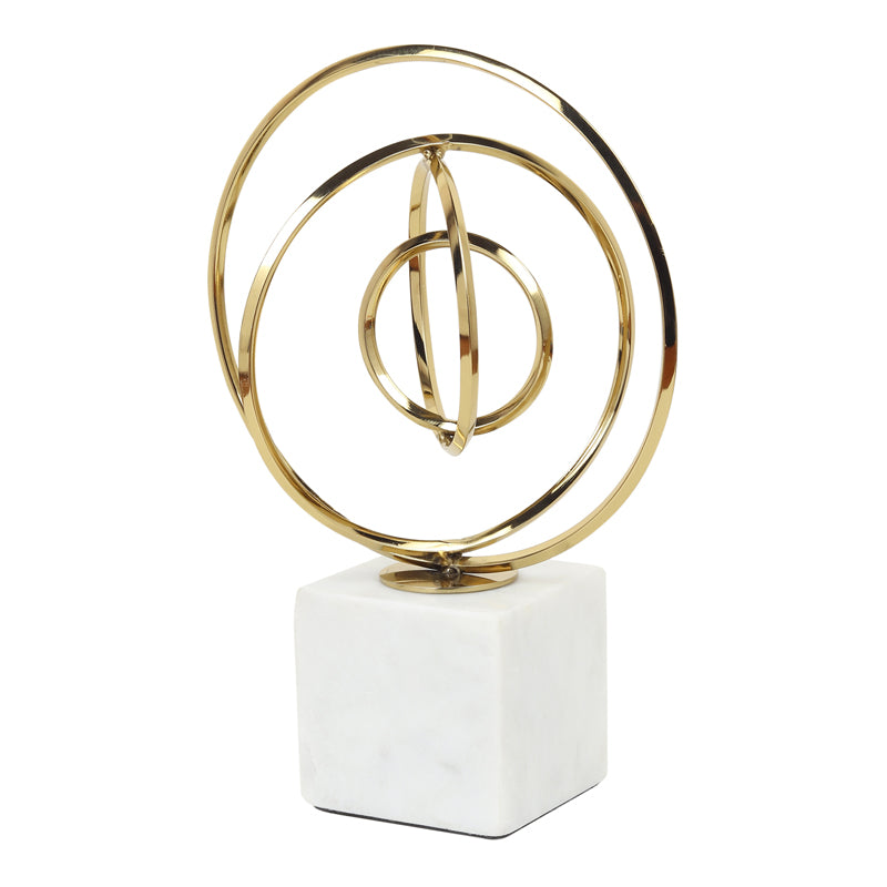 Buy Circle Seam Showpiece - Gold Showpieces from Vaaree