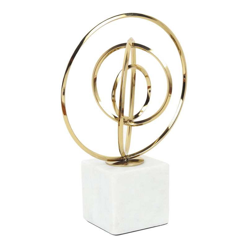 Buy Circle Seam Showpiece - Gold Showpieces from Vaaree