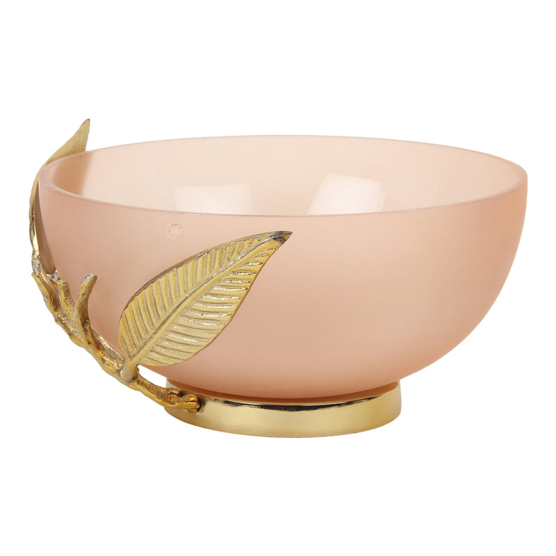 Buy Adro Accent Bowl - Peach Accent Bowls & Trays from Vaaree