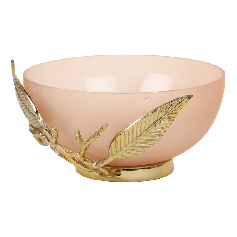 Buy Adro Accent Bowl - Peach Accent Bowls & Trays from Vaaree