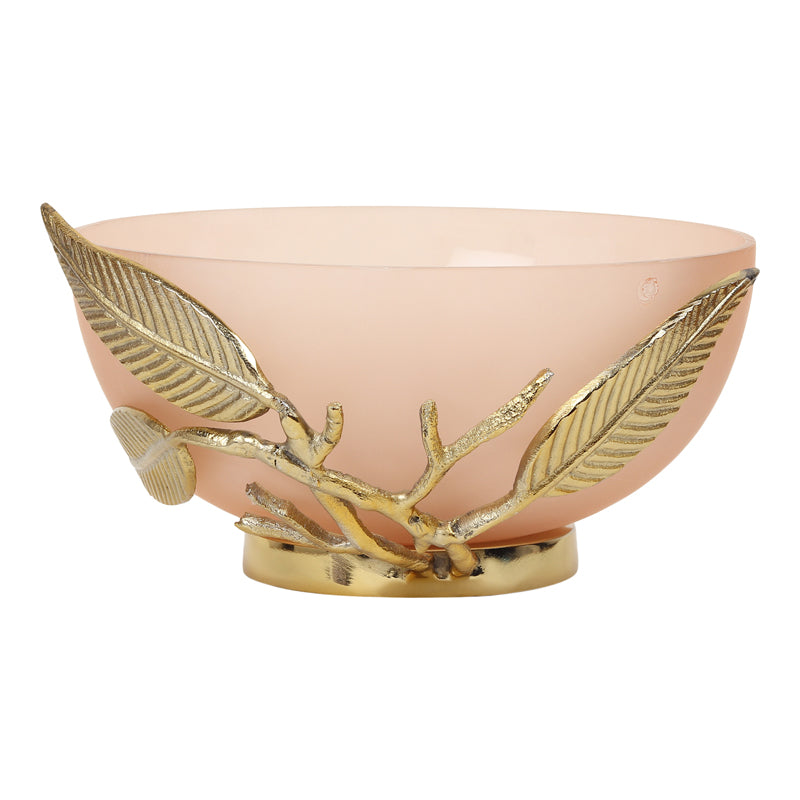 Buy Adro Accent Bowl - Peach Accent Bowls & Trays from Vaaree