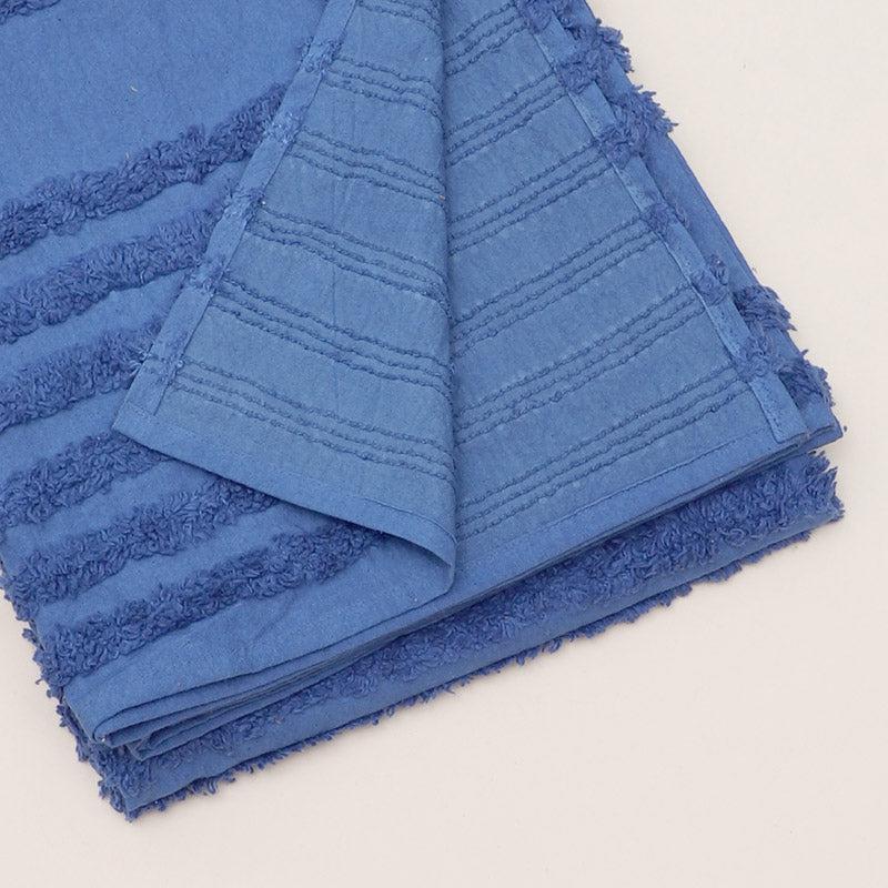 Buy Nishtha Cotton Throw - Blue Throws from Vaaree