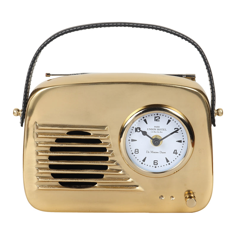 Buy Melody Minutes Table Clock - Gold Table Clock from Vaaree