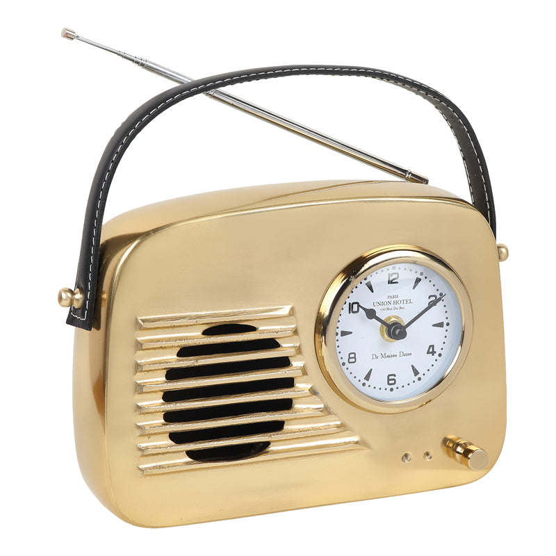 Buy Melody Minutes Table Clock - Gold Table Clock from Vaaree