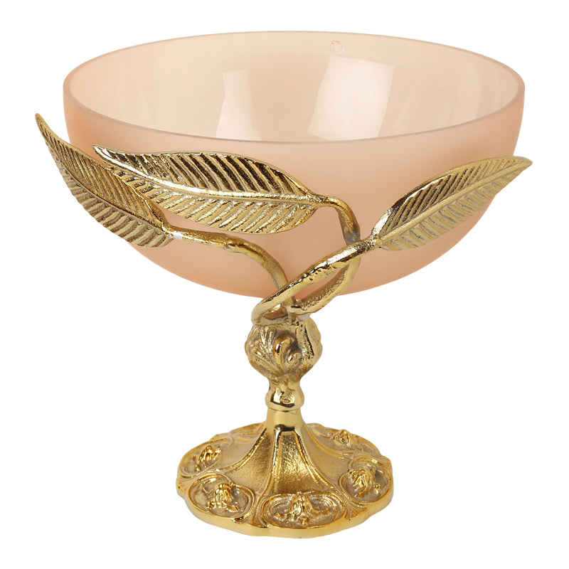 Buy Gemma Accent Bowl - Peach Accent Bowls & Trays from Vaaree