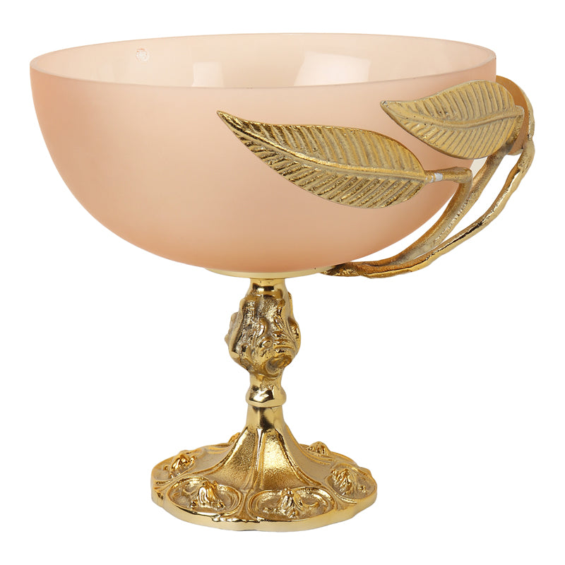 Buy Gemma Accent Bowl - Peach Accent Bowls & Trays from Vaaree