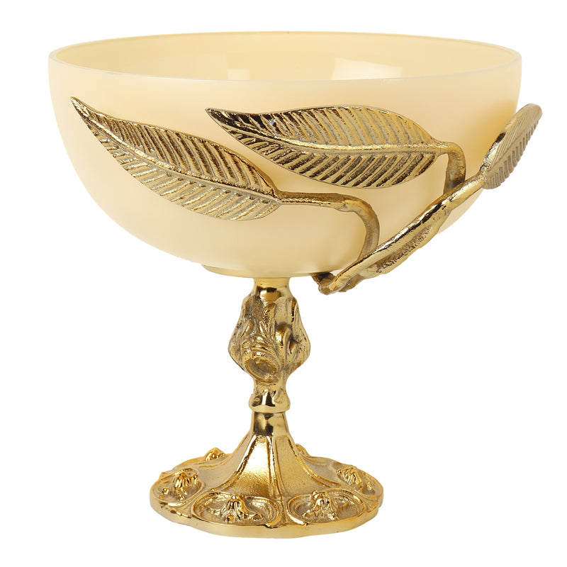 Buy Gemma Accent Bowl - Cream Accent Bowls & Trays from Vaaree