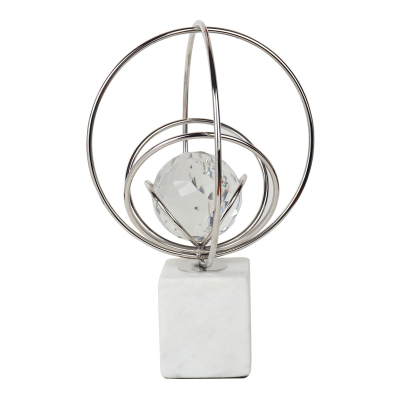 Buy Crystal Elysian Showpiece - Silver Showpieces from Vaaree