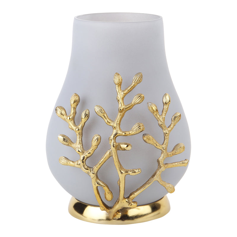 Buy Roscoe Branched Glass Vase - Grey Vase from Vaaree