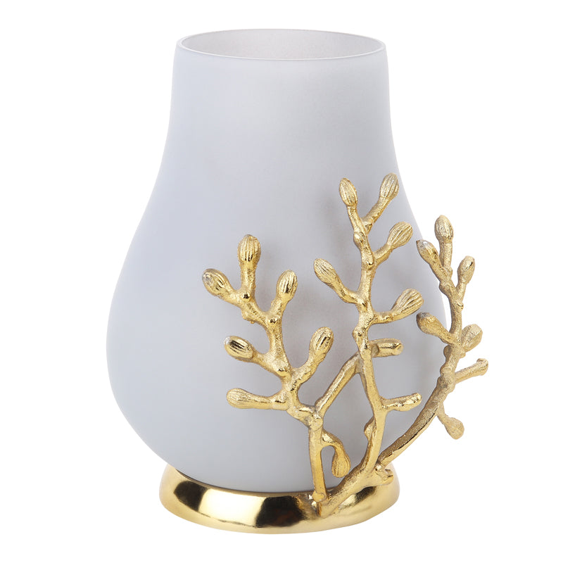 Buy Roscoe Branched Glass Vase - Grey Vase from Vaaree