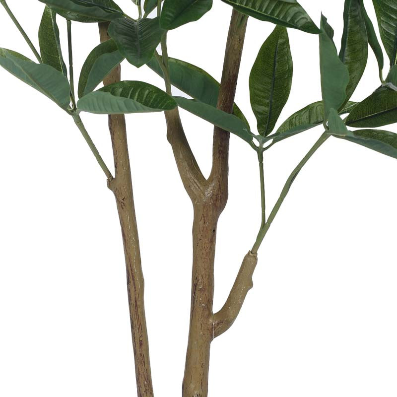 Buy Faux Lush Pachira Plant With Pot - 4.3 Feet Artificial Plants from Vaaree