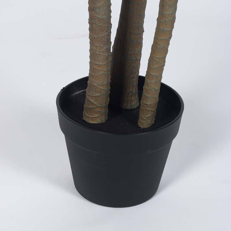 Buy Faux Lush Yucca Plant With Pot - 4 Feet Artificial Plants from Vaaree