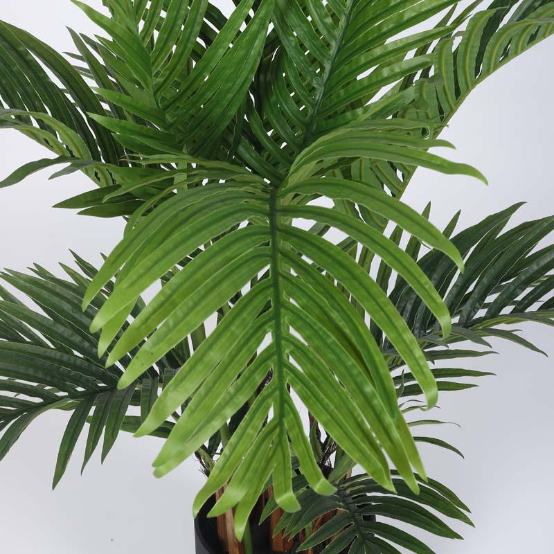 Buy Faux Lush Palm Plant With Pot - 4 Feet Artificial Plants from Vaaree