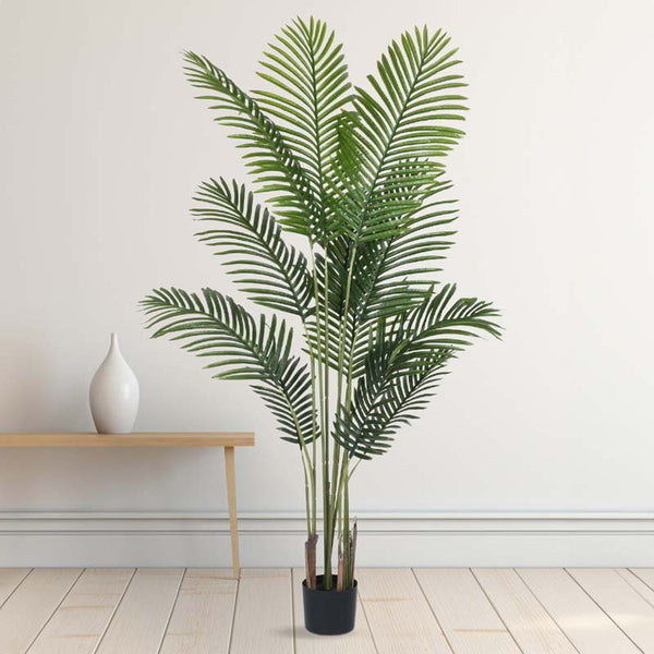 Buy Faux Lush Areca Plam Plant -5 Feet Artificial Plants from Vaaree