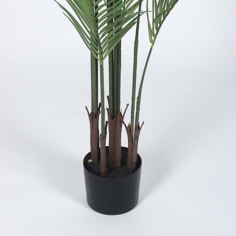 Buy Faux Lush Areca Palm Plant With Pots - 5 Feet Artificial Plants from Vaaree