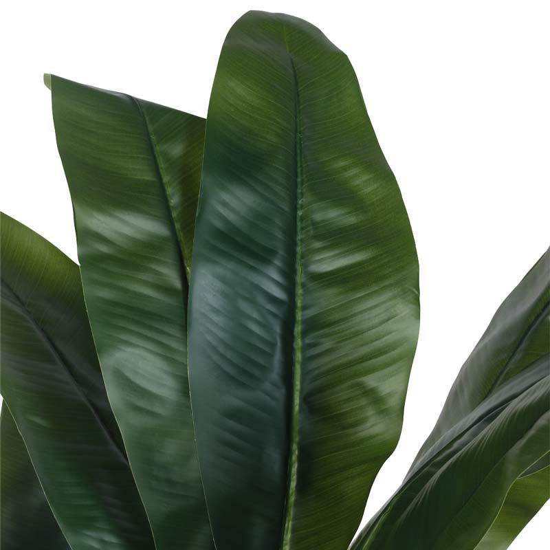 Buy Faux Lush Banana Plant With Pot - 3.6 Feet Artificial Plants from Vaaree