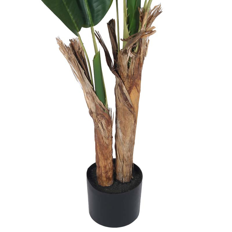 Buy Faux Lush Banana Plant With Pot - 3.6 Feet Artificial Plants from Vaaree