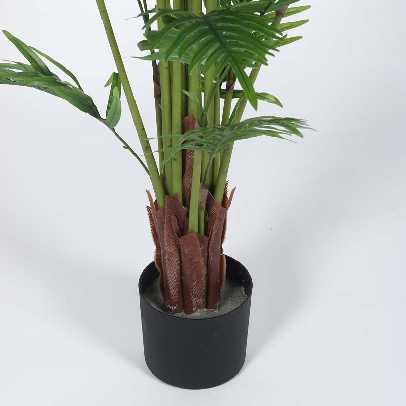 Buy Faux Lush Areca Palm Plant With Pot -6 Feet Artificial Plants from Vaaree