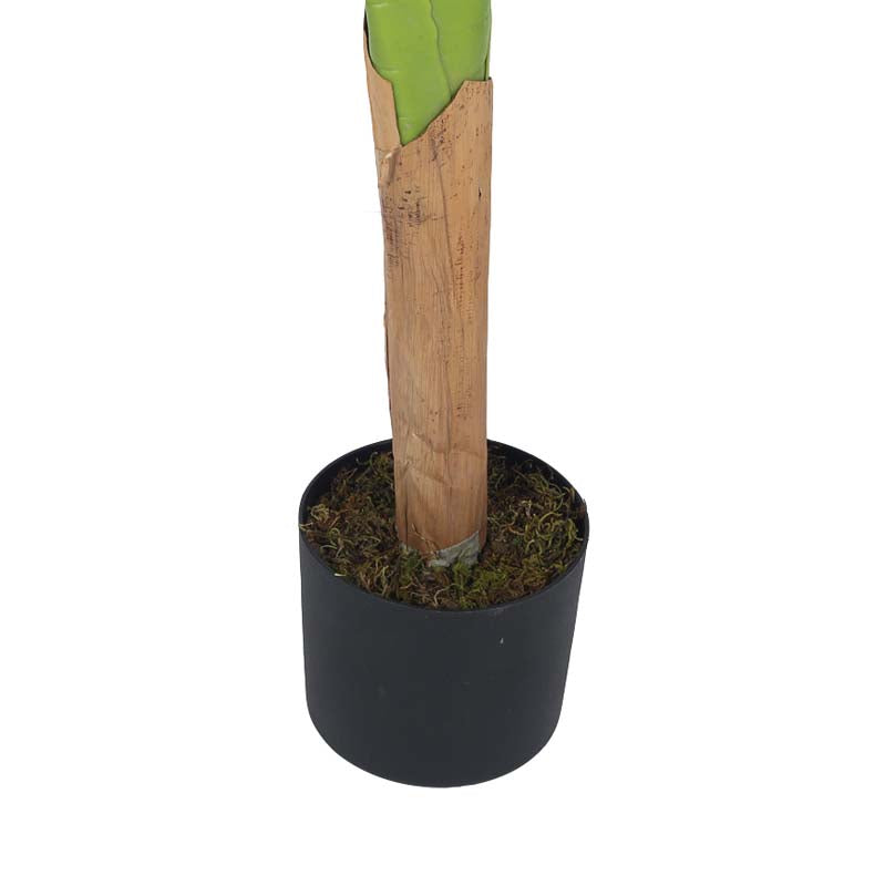 Buy Faux Lush Banana Plant With Pot - 4 Feet Artificial Plants from Vaaree