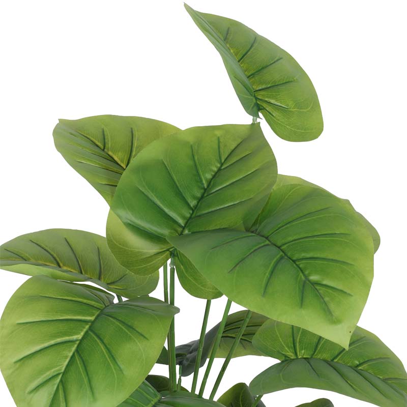 Buy Faux Lush Rubber Plant With Pot - 3.3 Feet Artificial Plants from Vaaree