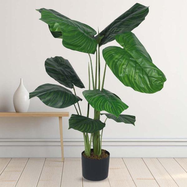 Buy Faux Lush Pothos Plant With Pot - 4.6 Feet Artificial Plants from Vaaree