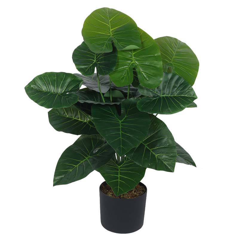 Buy Faux Lush Rubber Fig Plant With Pot - 2.6 Feet Artificial Plants from Vaaree