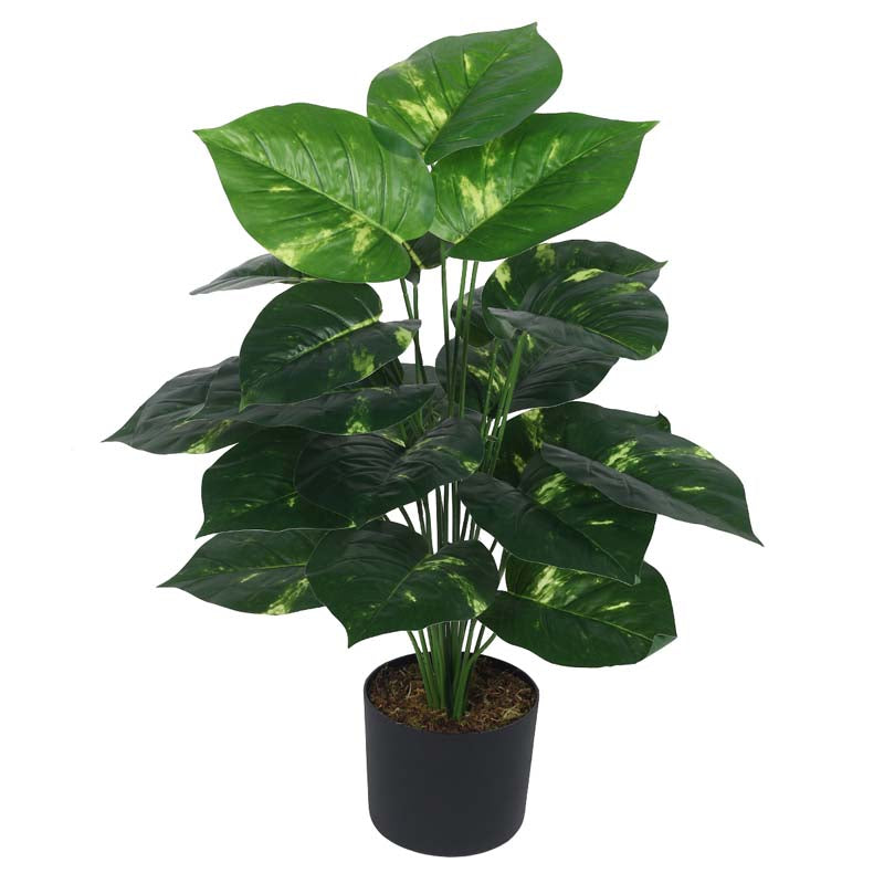 Buy Faux Lush Pothos Plant With Pot - 2.6 Feet Artificial Plants from Vaaree