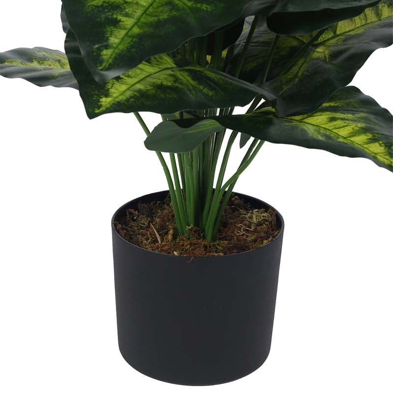 Buy Faux Lush Monstera Plant With Pot - 2.6 Feet Artificial Plants from Vaaree