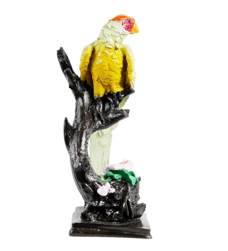 Buy Pinto Parrot Showpiece - Yellow Showpieces from Vaaree