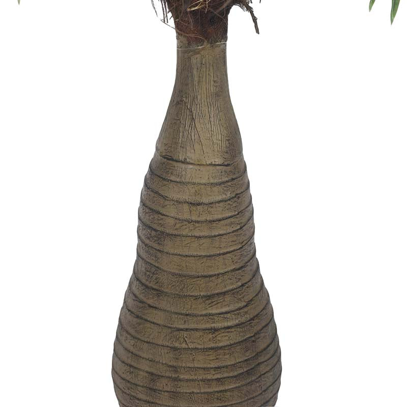 Buy Faux Lush Bottle Fan Palm Plant With Pot - 6 Feet Artificial Plants from Vaaree