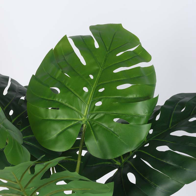 Buy Faux Lush Monstera Plant With Pot - 4 Feet Artificial Plants from Vaaree