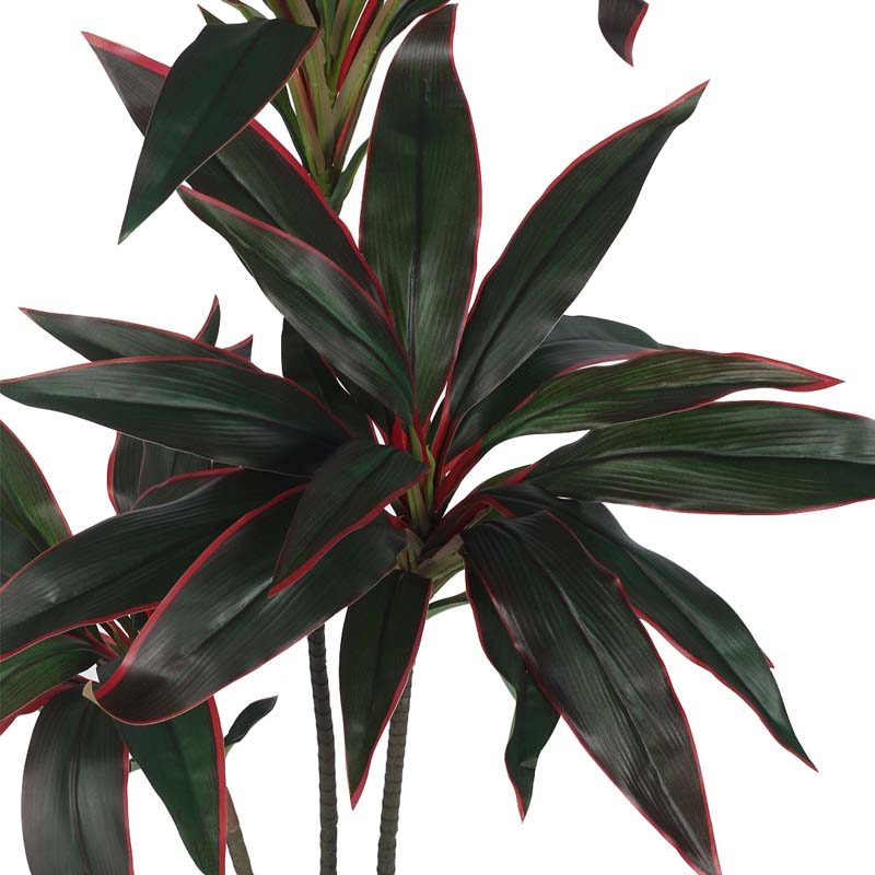 Buy Faux Lush Dracaena Reflexa Plant With Pot - 3.1 Feet Artificial Plants from Vaaree