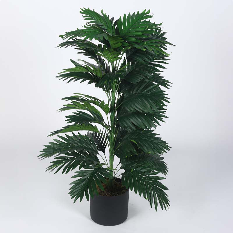 Buy Faux Lush Areca Plam Plant With Pot - 2.8 Feet Artificial Plants from Vaaree