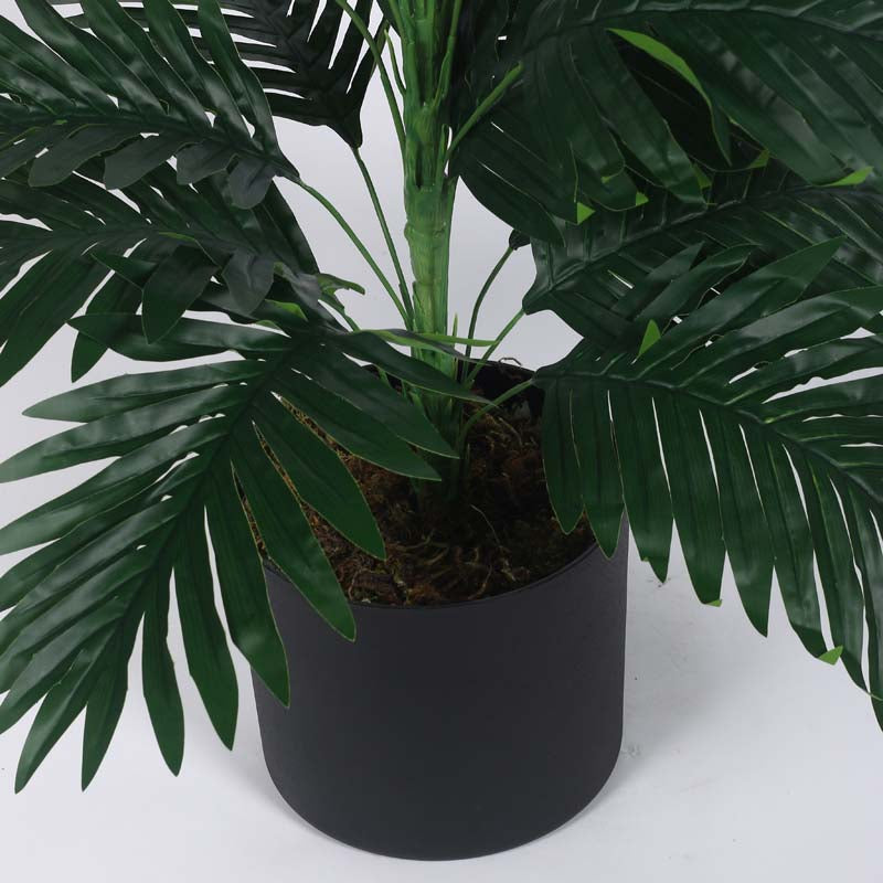 Buy Faux Lush Areca Plam Plant With Pot - 2.8 Feet Artificial Plants from Vaaree