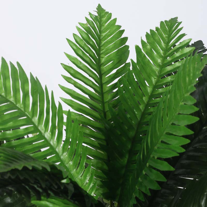 Buy Faux Lush Boston Fern Plant With Pot - 2.8 Feet Artificial Plants from Vaaree