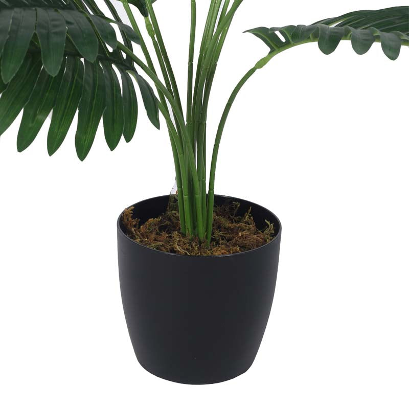 Buy Faux Lush Areca Plam Plant With Pot - 1.8 Feet Artificial Plants from Vaaree