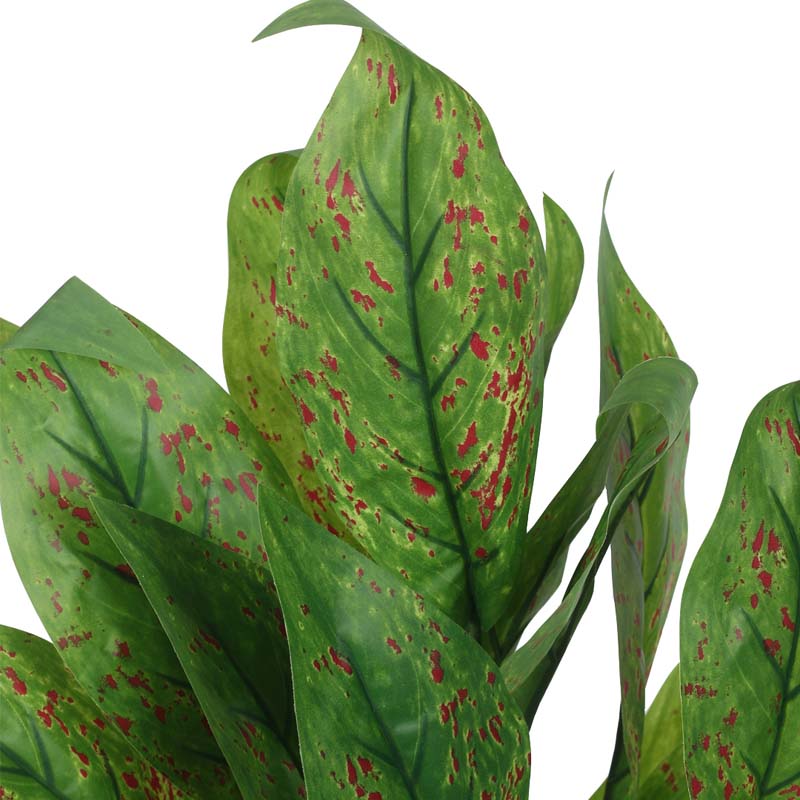 Buy Faux Lush Dieffenbachia Plant With Pot - 2.3 Feet Artificial Plants from Vaaree