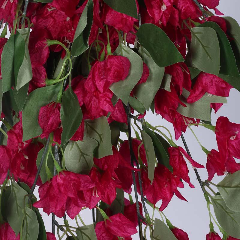 Buy Faux Lush Hanging Bougainvillea - Pink - 2.5 Feet Artificial Flowers from Vaaree