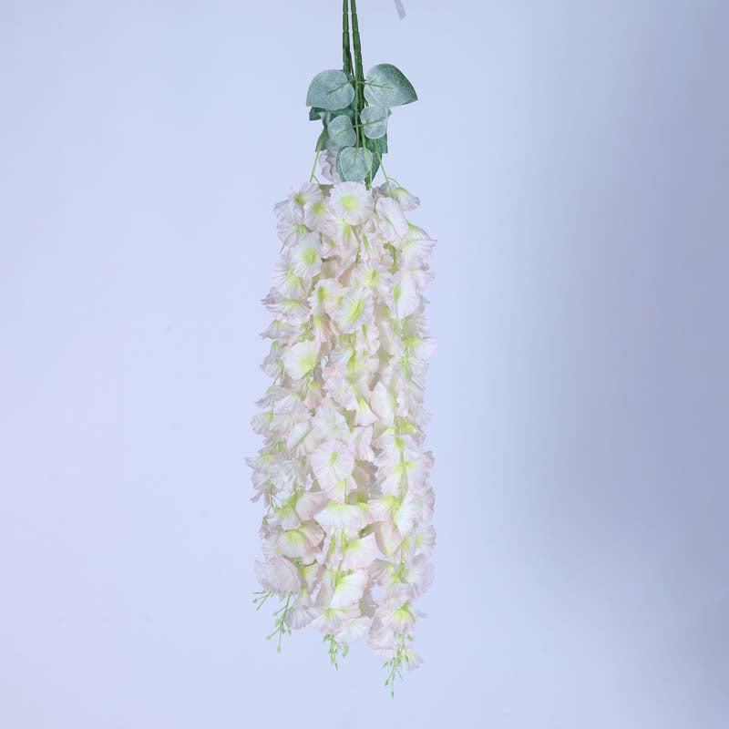 Buy Faux Lush Hanging Morning Glory Plant (Light Pink) - 2.8 Feet Artificial Flowers from Vaaree