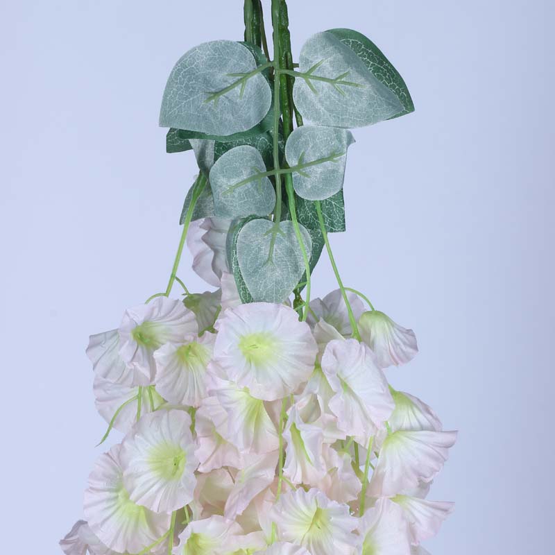 Buy Faux Lush Hanging Morning Glory Plant (Light Pink) - 2.8 Feet Artificial Flowers from Vaaree