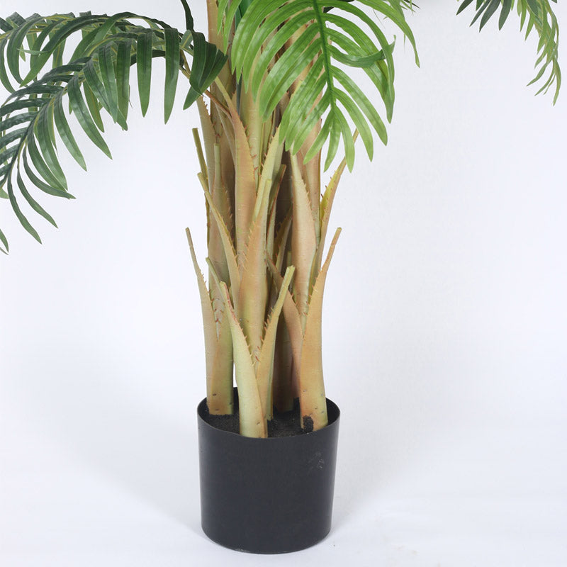 Buy Faux Realtouch Areca Palm Plant With Pot - 5.9 Feet Artificial Plants from Vaaree