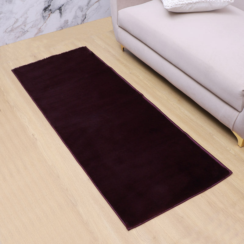 Buy Ileva Anti Skid Bedside Runner - Purple Runner Rug from Vaaree