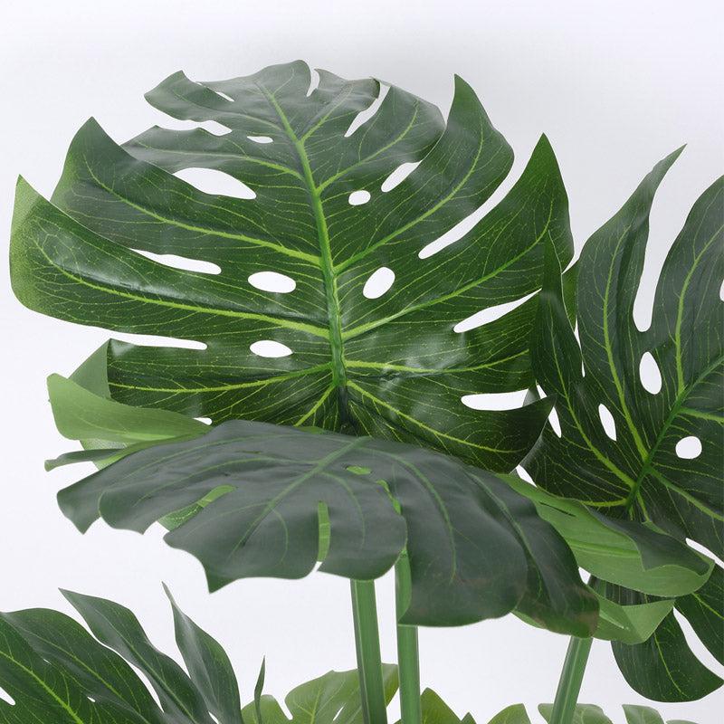 Buy Faux Realtouch Green Monstera Plant With Pot - 3.6 Feet Artificial Plants from Vaaree