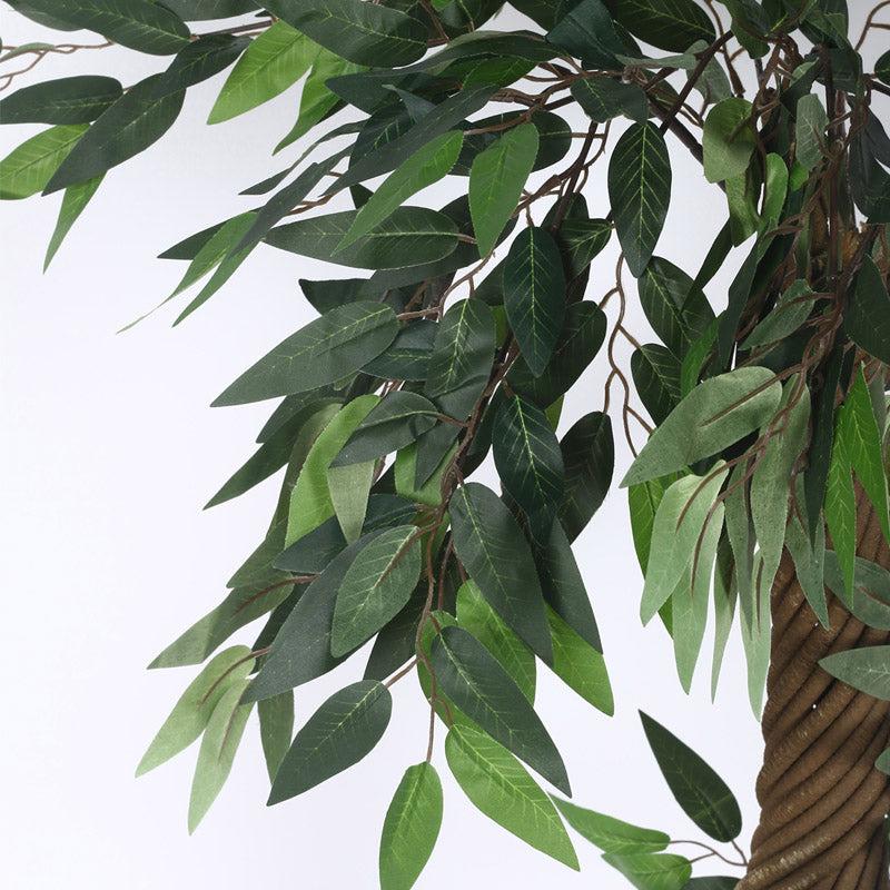 Buy Faux Realtouch Green Eucalyptus Tree With Pot - 5.9 Feet Artificial Plants from Vaaree