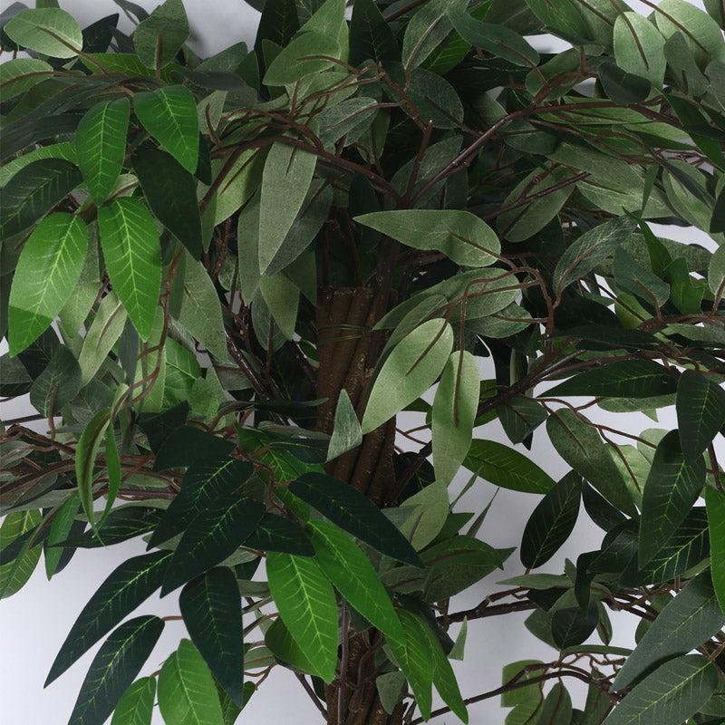 Buy Faux Realtouch Green Eucalyptus Tree With Pot - 5.9 Feet Artificial Plants from Vaaree