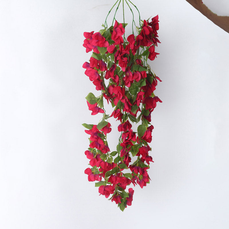 Buy Faux Realtouch Hanging Bougainvillea Flower - 2.5 Feet Artificial Plants from Vaaree