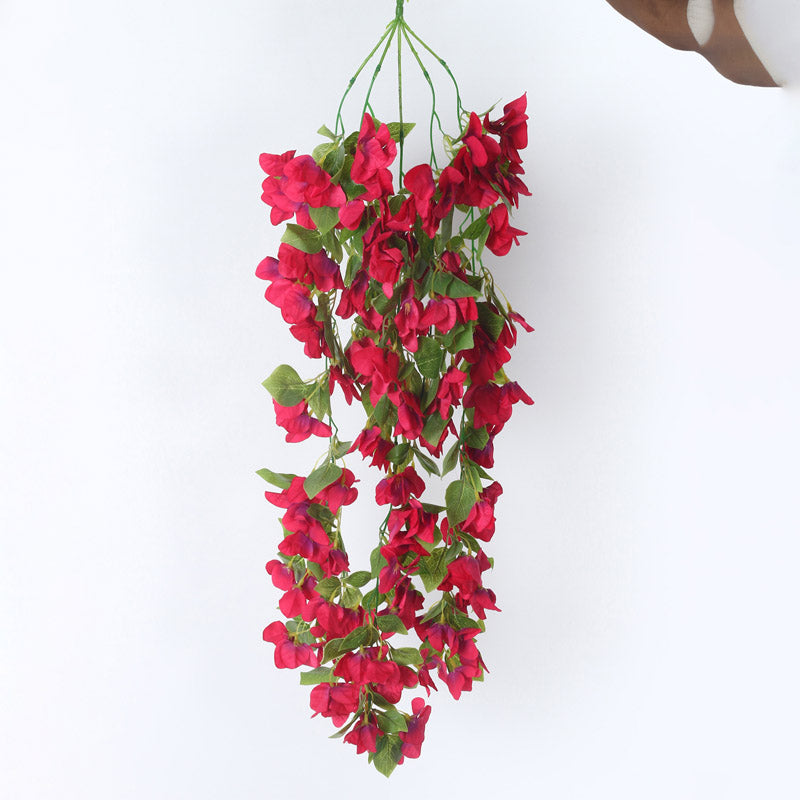 Buy Faux Realtouch Hanging Bougainvillea Flower - 2.5 Feet Artificial Plants from Vaaree