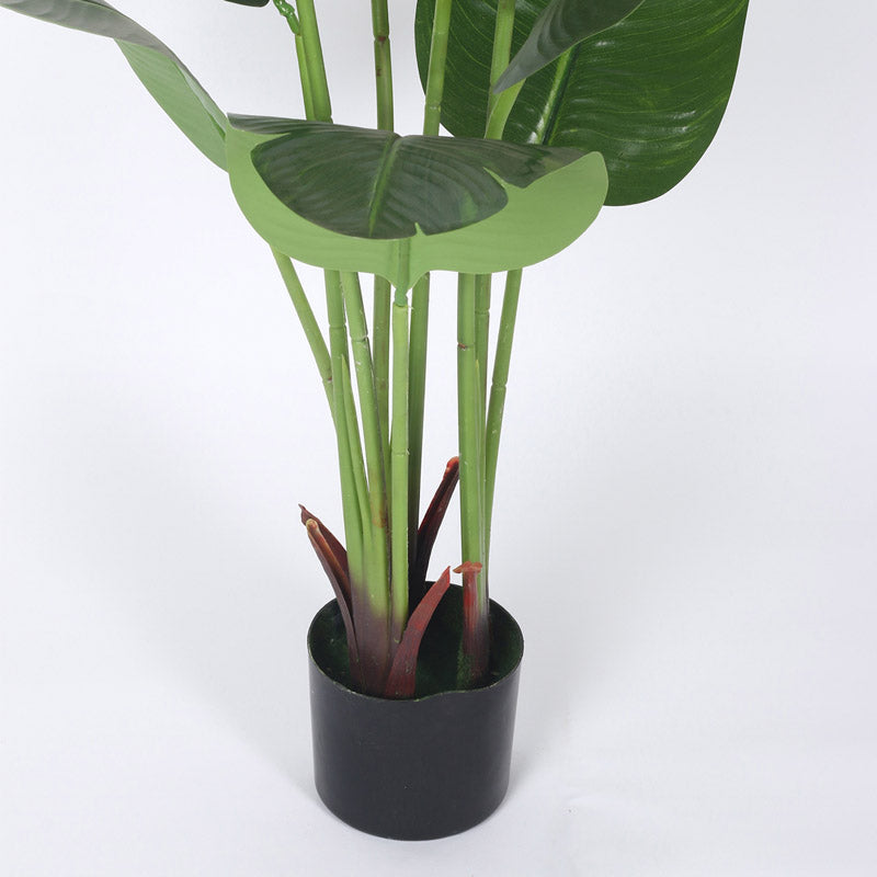 Buy Faux Realtouch Bird of Paradise Plant With Pot - 3.9 Feet Artificial Plants from Vaaree