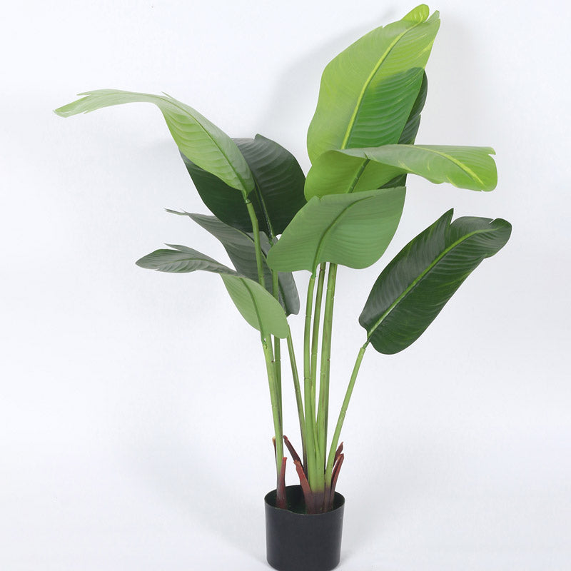 Buy Faux Realtouch Bird of Paradise Plant With Pot - 3.9 Feet Artificial Plants from Vaaree